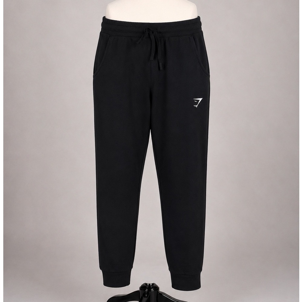 Gymshark Women Black Training Joggers B1A3R Size Small Sweatpants Pockets